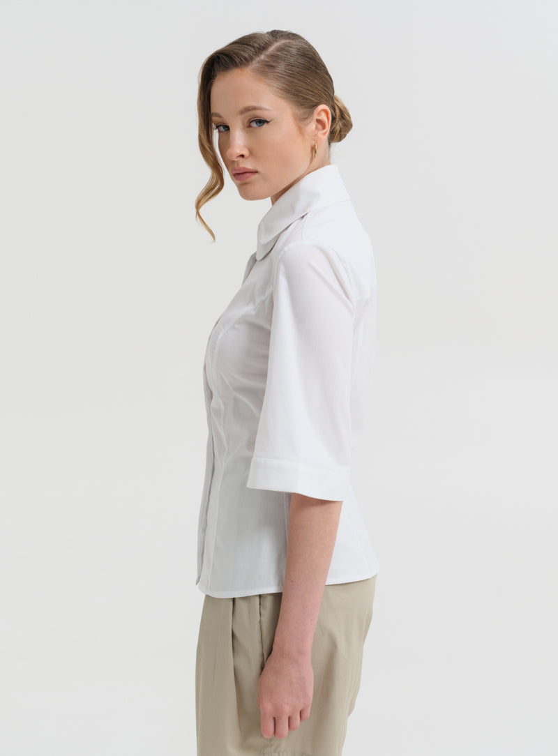 Round Collar Shirt