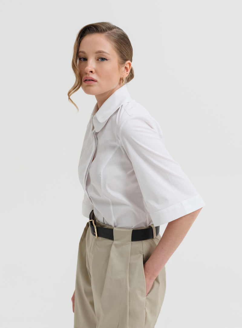 Round Collar Shirt