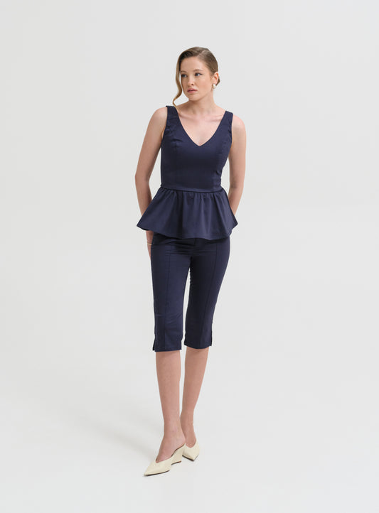 Flared Waist Top