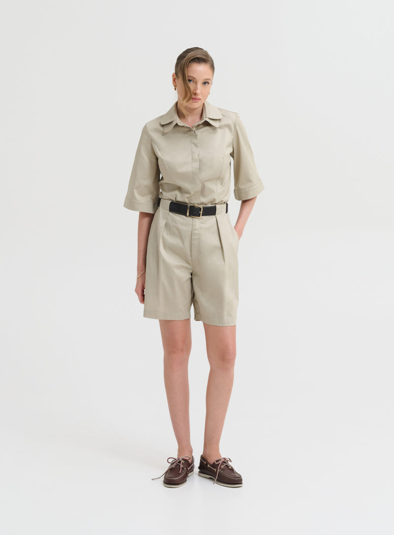 Round Collar Shirt