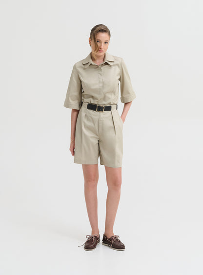 Round Collar Shirt