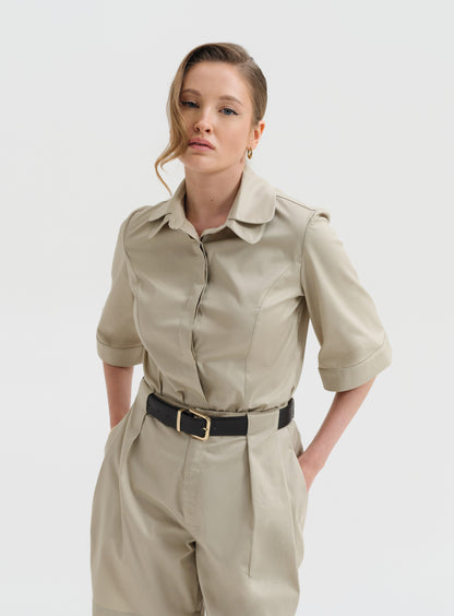 Round Collar Shirt