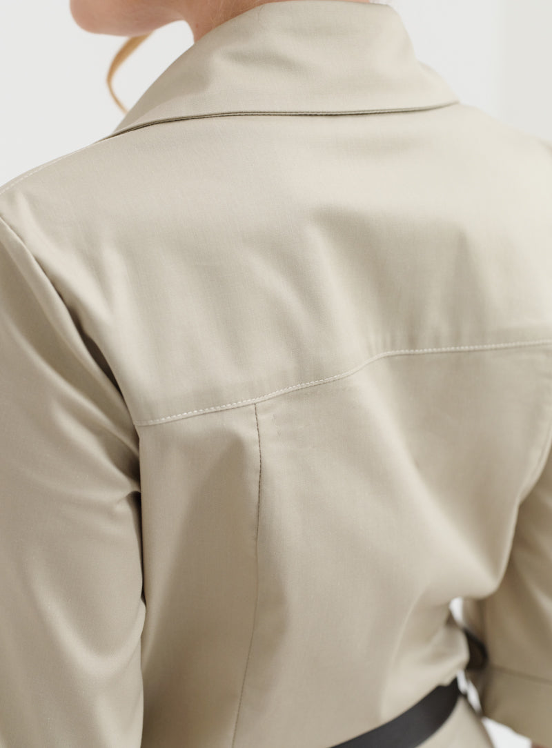 Round Collar Shirt