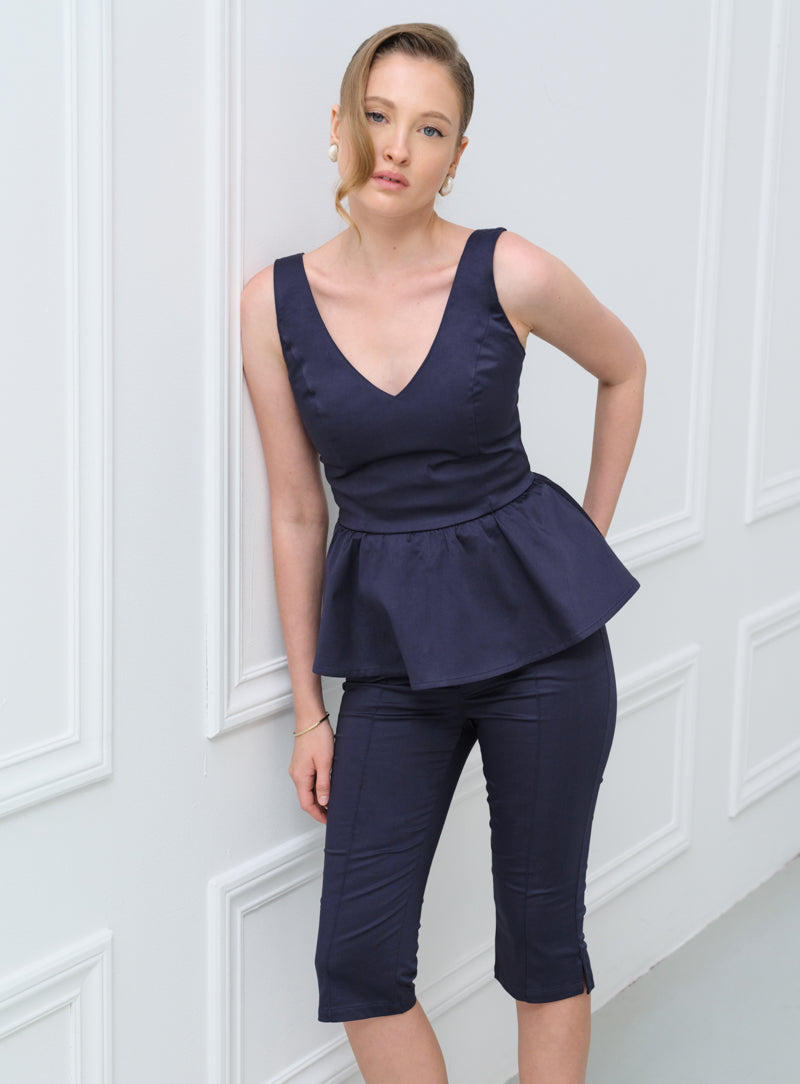 Flared Waist Top