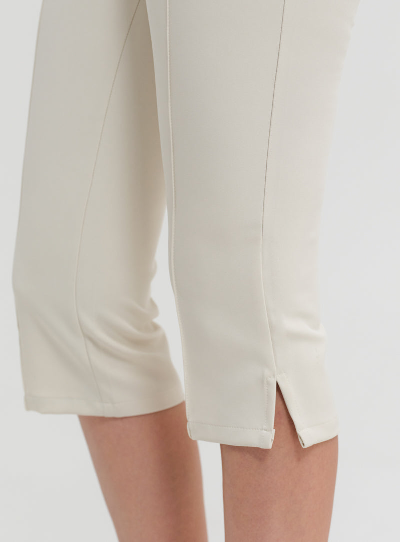 High-Waisted Capri Pants