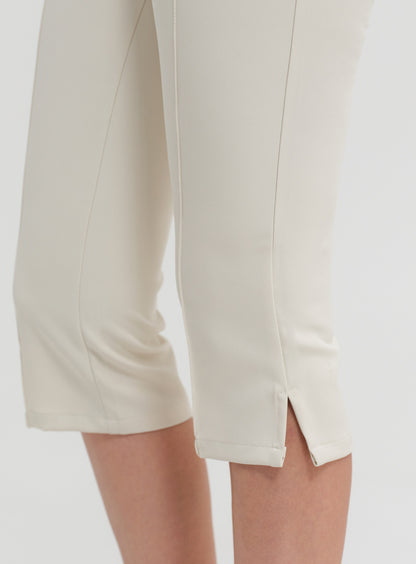 High-Waisted Capri Pants