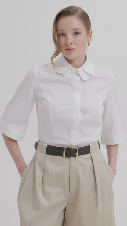 Round Collar Shirt