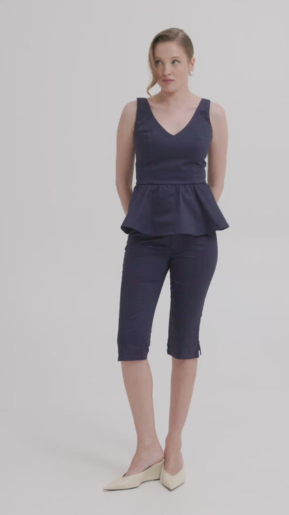 Flared Waist Top